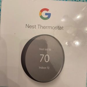 Google Nest Thermostat Charcoal nwt